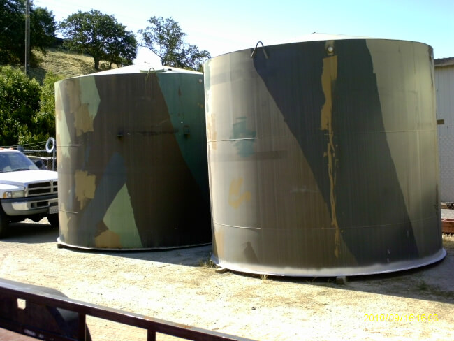 epoxy coating and custom paint on water tank